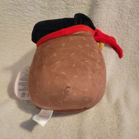 Squishmallows Halloween Squad Hans the Hedgehog in a Pirate Costume 8" NWT - Picture 5 of 6